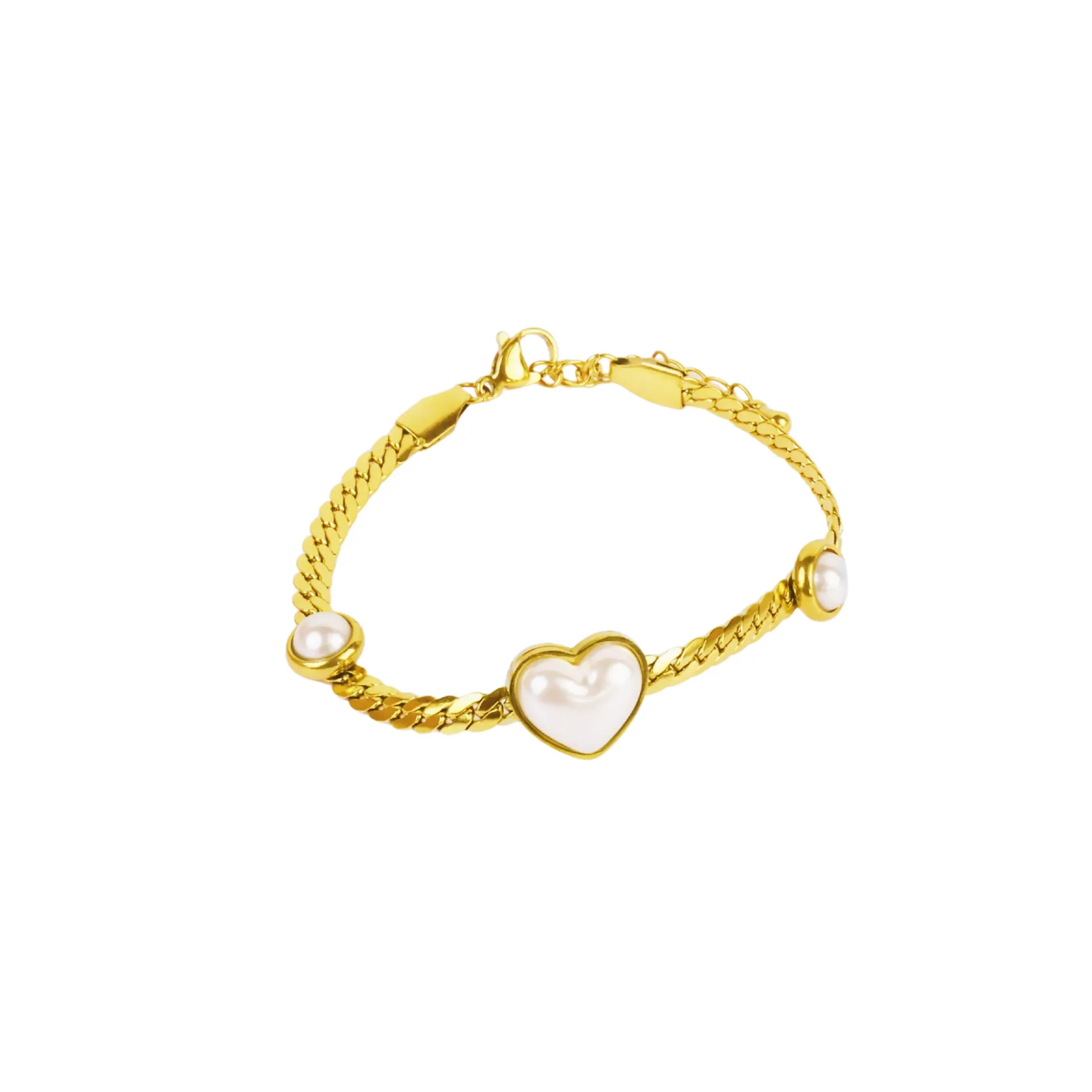 [BR-025] Golden Keepsake Heart