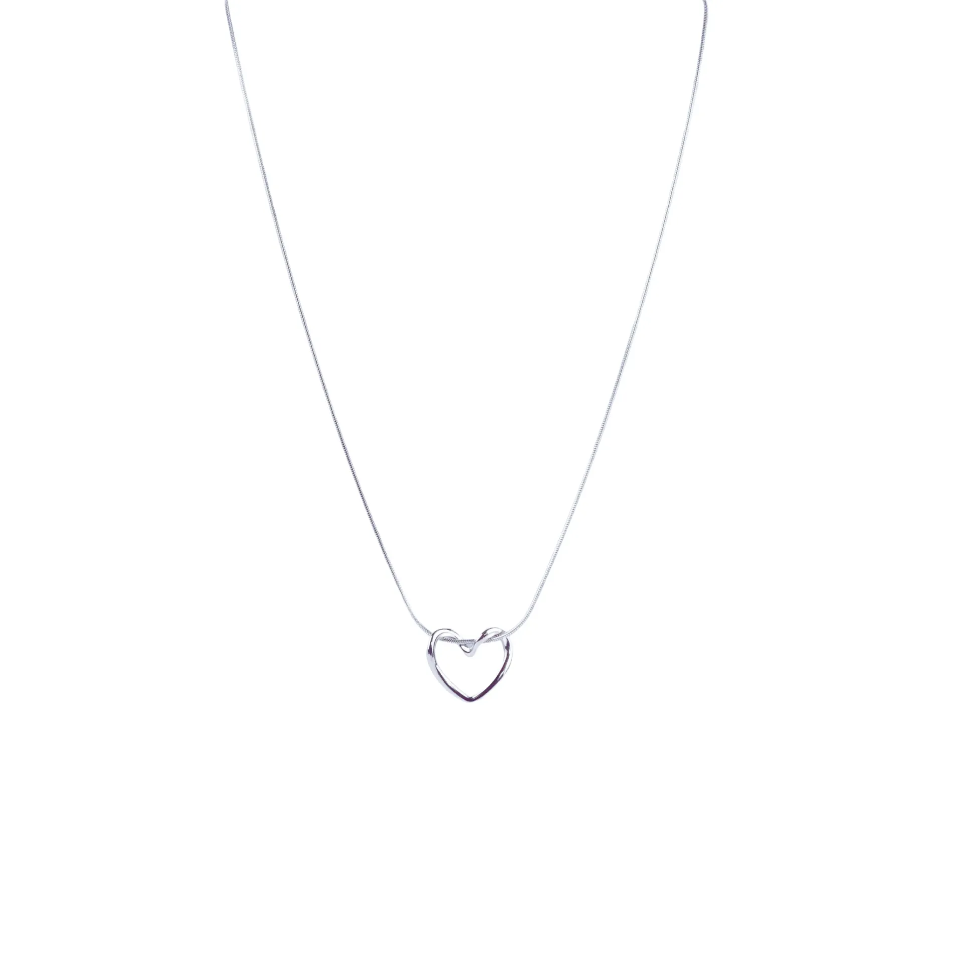 [NK-039] silver Infinity Heart Loop