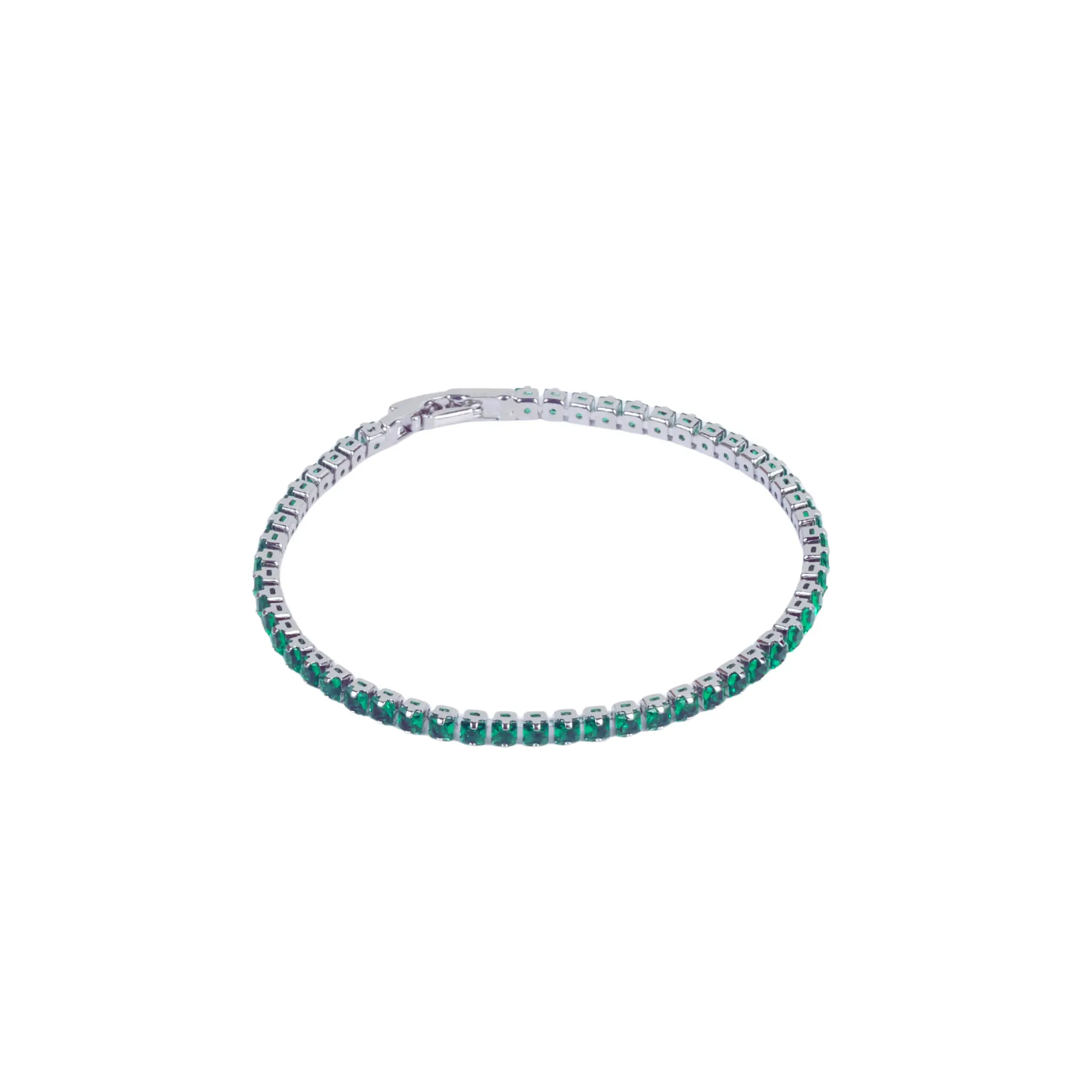 Eterna Green Tennis Bracelet